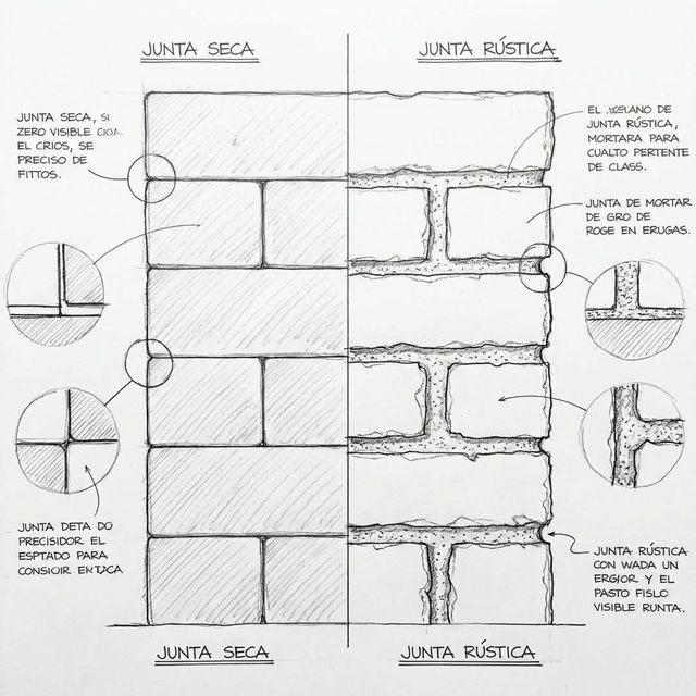 Junta Rústica vs. Junta Seca: Qual o Melhor Acabamento?