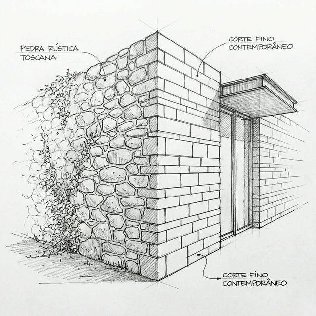 Fachada com Pedra Moledo: Moderna ou Rústica?
