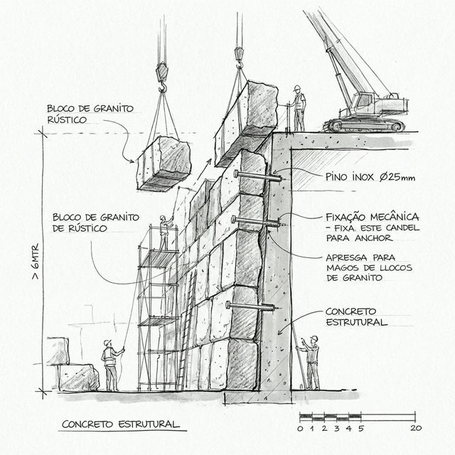 Qual a Altura Máxima Segura para um Muro de Pedra Moledo?