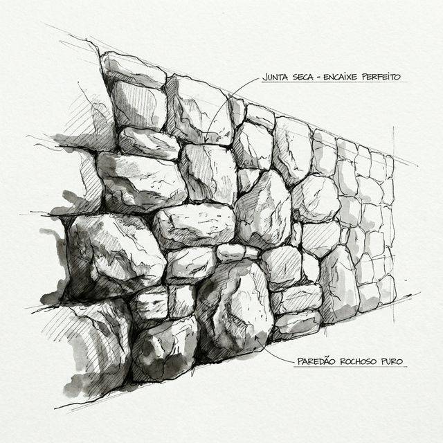 Junta Seca na Pedra Moledo: Visual Orgânico