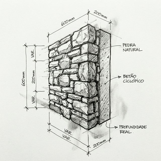 Qual é a Espessura Média da Pedra Moledo?