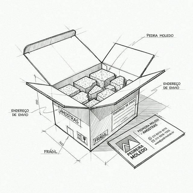 Amostras de Pedra Moledo