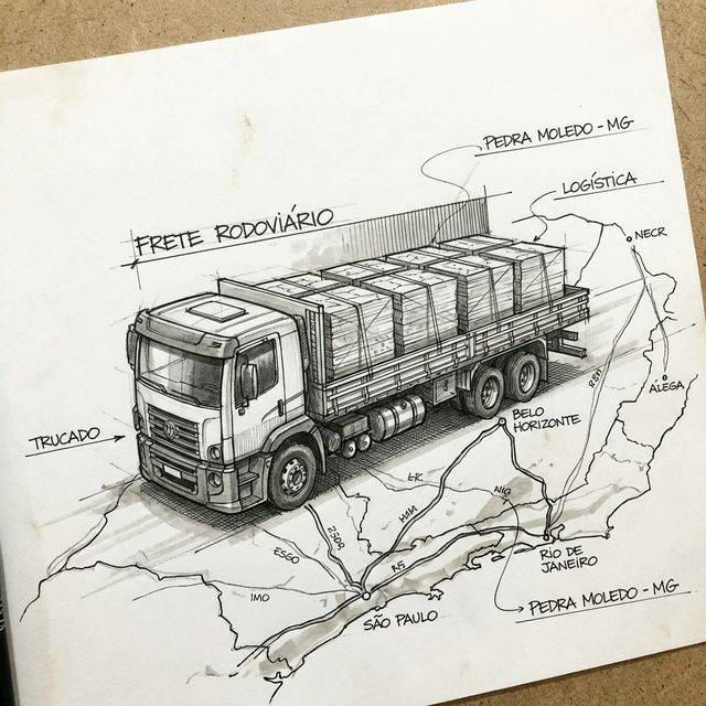 Frete de Pedra Moledo: Entrega no Brasil